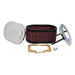K&N Filtre à Air ovale sur mesure pour carburateur Weber DCNF 36