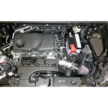 K&N Kit d'admission Typhoon sur mesure pour Toyota RAV4 2.5 2019- - Argent (69-8623TS)