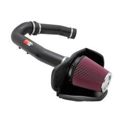 K&N Kit d'admission High Performance sur mesure pour Jeep Grand Cherokee & Dodge Durango 3.6L V6 2011-2015 - Noir (77-1560)