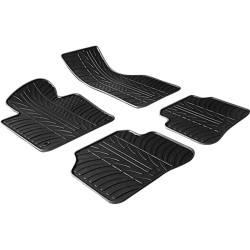 Set tapis de caoutchouc sur mesure pour Volkswagen Passat 3C 2005-2010 (T profil 4-pièces + clips de montage)