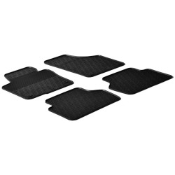 Set tapis de caoutchouc sur mesure pour Volkswagen Tiguan 2007-2016 (G profil 4-pièces + clips de montage)