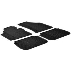 Set tapis de caoutchouc sur mesure pour Volkswagen Caddy 2004-2015 & 2015-2020 (G profil 4-pièces + clips de montage)