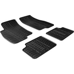 Set tapis de caoutchouc sur mesure pour Fiat Grande Punto 2005- (T profil 4-pièces)