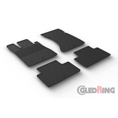 Set tapis de caoutchouc sur mesure pour Mercedes Classe-S W220 1998-2005 (G profil 4-pièces) Set tapis de caoutchouc sur mesure pour Mercedes Classe-S W220 1998-2005 (G profil 4-pièces)