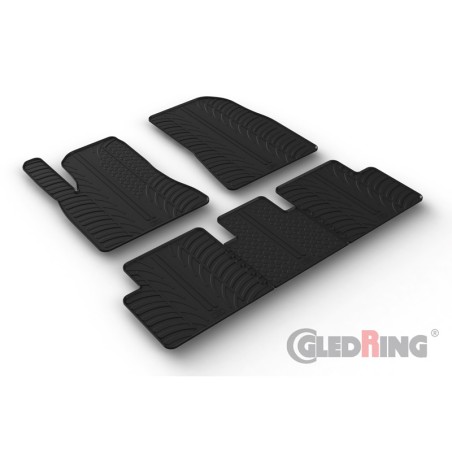 Set tapis de caoutchouc sur mesure pour Tesla Model 3 12/2020- (T profil 5-pièces) Set tapis de caoutchouc sur mesure pour Tesla Model 3 12/2020- (T profil 5-pièces)