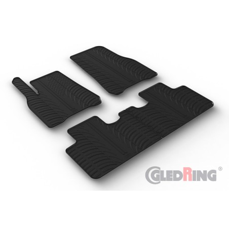 Set tapis de caoutchouc sur mesure pour Tesla Model Y 2020- (T profil 4-pièces) Set tapis de caoutchouc sur mesure pour Tesla Model Y 2020- (T profil 4-pièces)