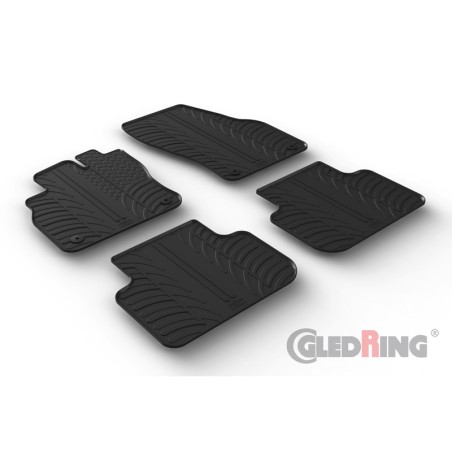 Set tapis de caoutchouc sur mesure pour Audi Q3 incl. Sportback 2019- (T profil 4-pièces + clips de montage) Set tapis de caoutchouc sur mesure pour Audi Q3 incl. Sportback 2019- (T profil 4-pièces + clips de montage)