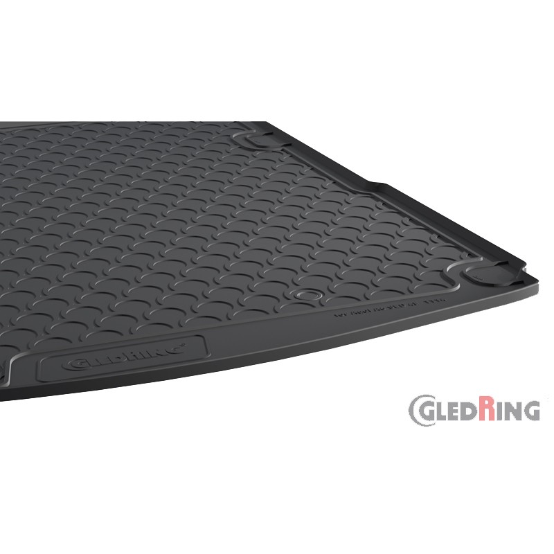 Coquille coffre-arrière Rubbasol (caoutchouc) sur mesure pour Audi A6 (4F) Sedan 2005-2011 (Sol en haut)