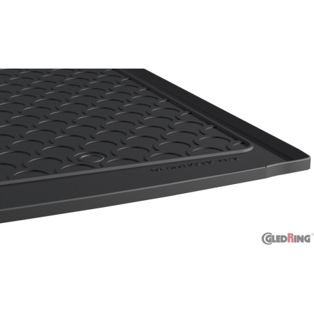 Coquille coffre-arrière Rubbasol (caoutchouc) sur mesure pour Audi Q3 2011-2018 (Sol en haut + paquet de coffre incl. filet)