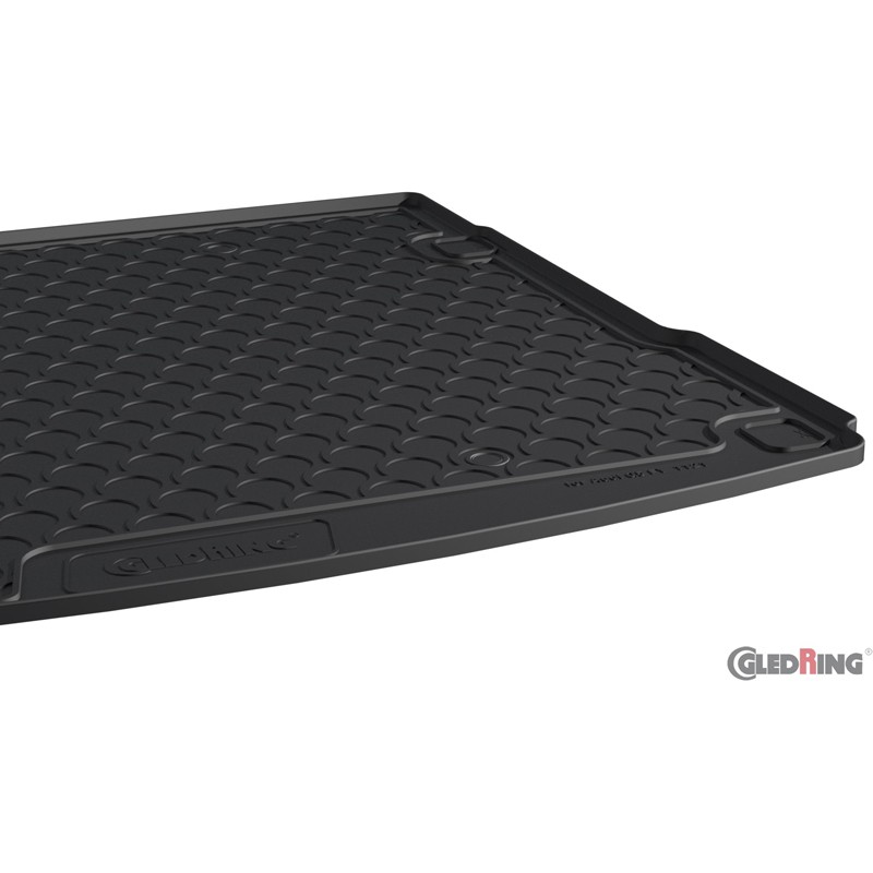 Coquille coffre-arrière Rubbasol (caoutchouc) sur mesure pour Audi Q5 2017- (Sol en haut + paquet de coffre incl. filet)
