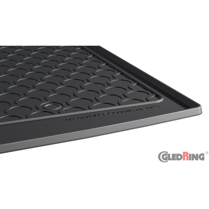 Coquille coffre-arrière Rubbasol (caoutchouc) sur mesure pour Audi Q3 Sportback (F3N) 2019- (Sol en haut variable)