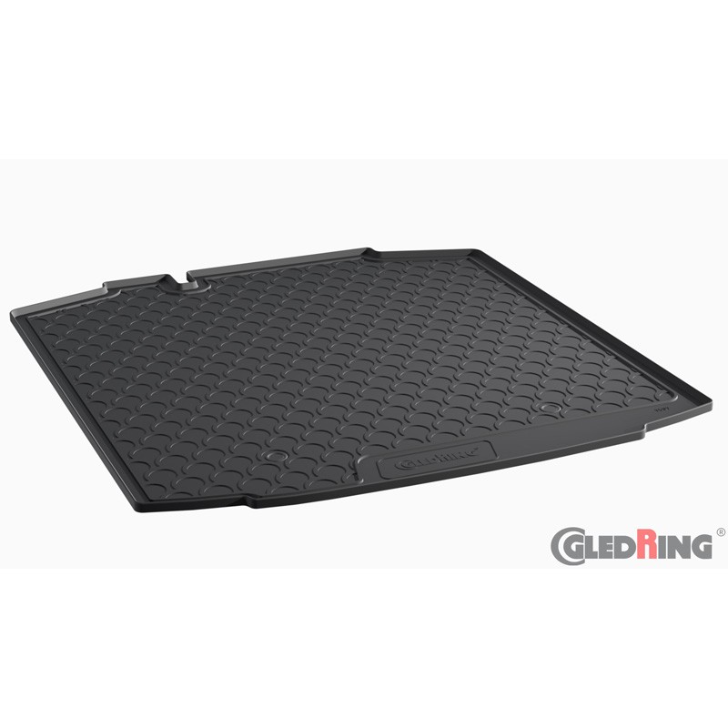 Coquille coffre-arrière Rubbasol (caoutchouc) sur mesure pour Seat Toledo & Skoda Rapid Sedan 2012- (Sol en bas)