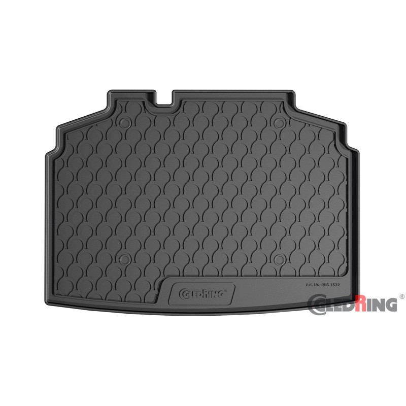 Coquille coffre-arrière Rubbasol (caoutchouc) sur mesure pour Skoda Fabia IV HB 5-portes 2021- (sol en bas)