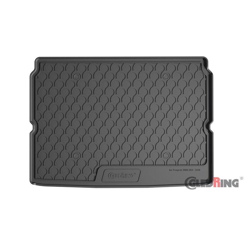 Coquille coffre-arrière Rubbasol (caoutchouc) sur mesure pour Peugeot 2008 II 2020- (Sol en haut variable)