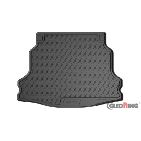 Coquille coffre-arrière Rubbasol (caoutchouc) sur mesure pour Honda Civic X HB 5-portes 2017- (avec roue de secours)