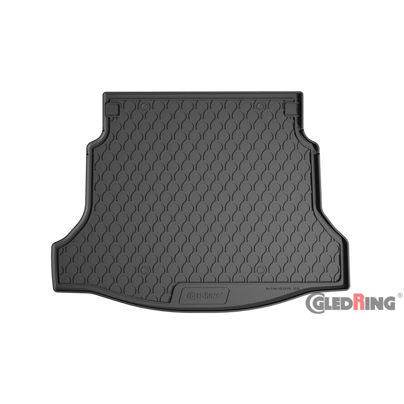 Coquille coffre-arrière Rubbasol (caoutchouc) sur mesure pour Honda Civic X HB 5-portes 2017- (Sol en bas)