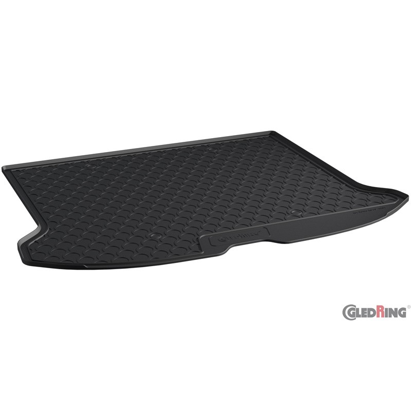 Coquille coffre-arrière Rubbasol (caoutchouc) sur mesure pour Volvo XC60 2008-2016 (petite roue de secours)
