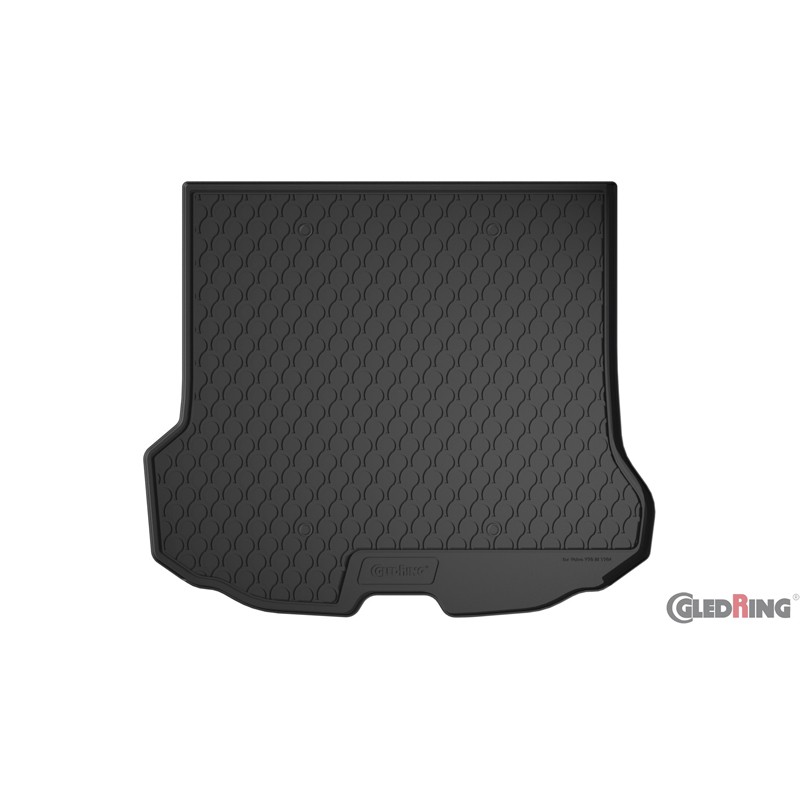 Coquille coffre-arrière Rubbasol (caoutchouc) sur mesure pour Volvo V70 & XC70 2007-2016