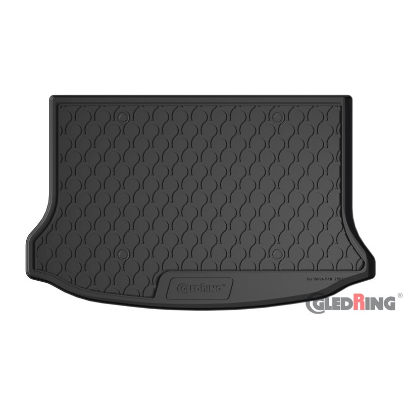 Coquille coffre-arrière Rubbasol (caoutchouc) sur mesure pour Volvo V40 2012- (excl. D2/D3/D4 Euro6 2018-) (Sol en bas)