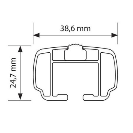 NORDRIVE HELIO R ALU Barres de toit pour FORD TOURNEO CONNECT 3. GEN. NORDRIVE HELIO R ALU Barres de toit pour FORD TOURNEO CONNECT 3. GEN.