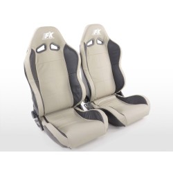 Sièges sport FK Sièges demi-baquets automatiques Réglez la vitesse dans un look de sport automobile