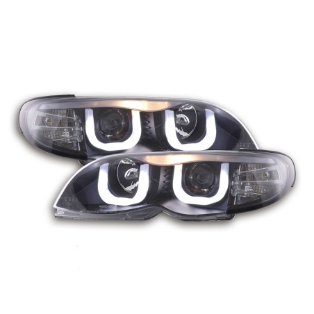 Phares Angel Eye BMW Série 3 E46 Limo / Touring 02-05 noir Phares Angel Eye BMW Série 3 E46 Limo / Touring 02-05 noir