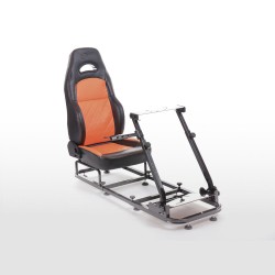 Siège de jeu FK Simulateur de course de siège de jeu eGaming Seats Silverstone noir / orange