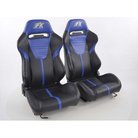 Sièges sport FK Sièges demi-coque Auto Set Atlanta dans un look de sport automobile