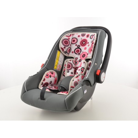 Siège auto pour enfant Siège bébé Siège auto noir / blanc / rose groupe 0+, 0-13 kg