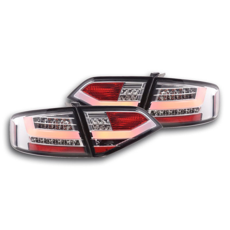 Feux arrière à LED Audi A4 B8 8K Limo 07-11 chrome