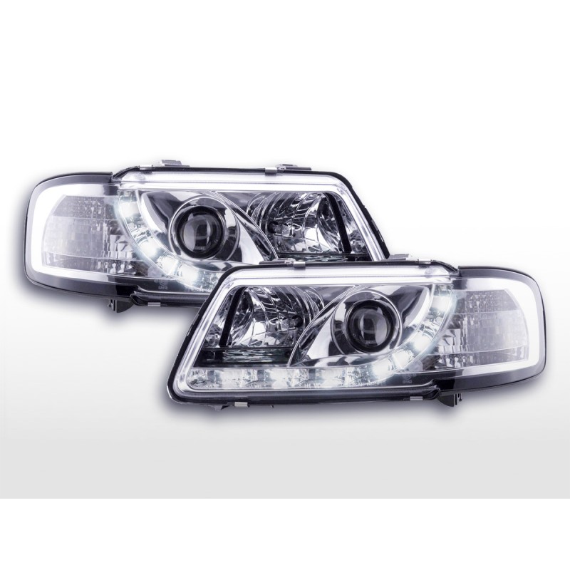Phares Daylight LED Feux de jour LED Audi A3 type 8L 96-00 chrome