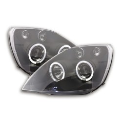 Phare avant Ford Fiesta type MK6 03-07 noir