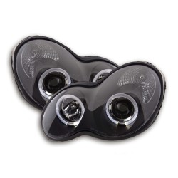 Jeu de phares Mercedes Classe C type W203 00-07 noir