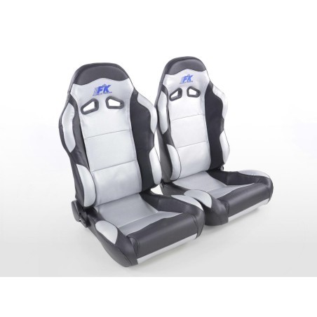 Sièges sport FK Sièges demi-coque auto Set Spacelook carbone au look sport automobile Sièges sport FK Sièges demi-coque auto Set Spacelook carbone au look sport automobile