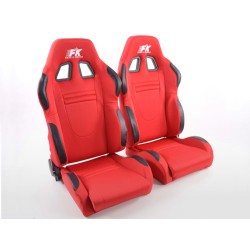 Sièges sport FK Sièges demi-baquets automatiques Ensemble de voitures de course au look de sport automobile