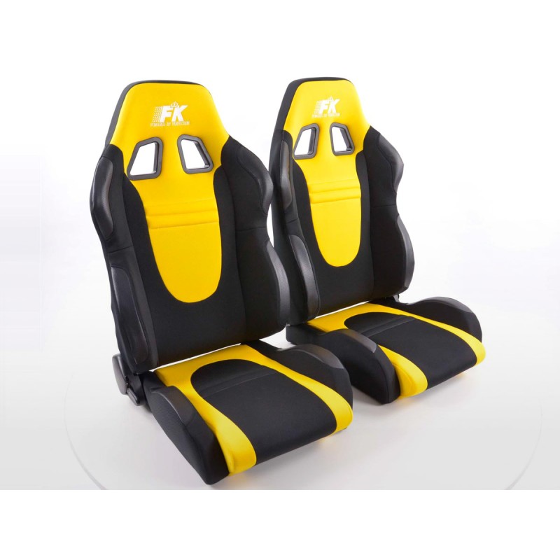 Sièges sport FK Sièges demi-baquets automatiques Ensemble de voitures de course au look de sport automobile