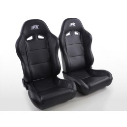 Sièges sport FK Sièges demi-baquets automatiques Set Racing au look sport automobile