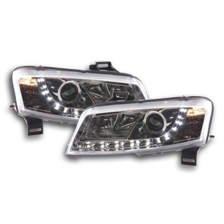 Phare Daylight à LED DRL look Fiat Stilo 3 portes. Type 192 01-07 chromé Phare Daylight à LED DRL look Fiat Stilo 3 portes. Type 192 01-07 chromé