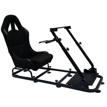 Siège de jeu FK Simulateur de course de siège eGaming Seats Monaco noir