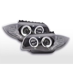 Jeu de phares BMW Série 1 type E87 / E81 04- noir