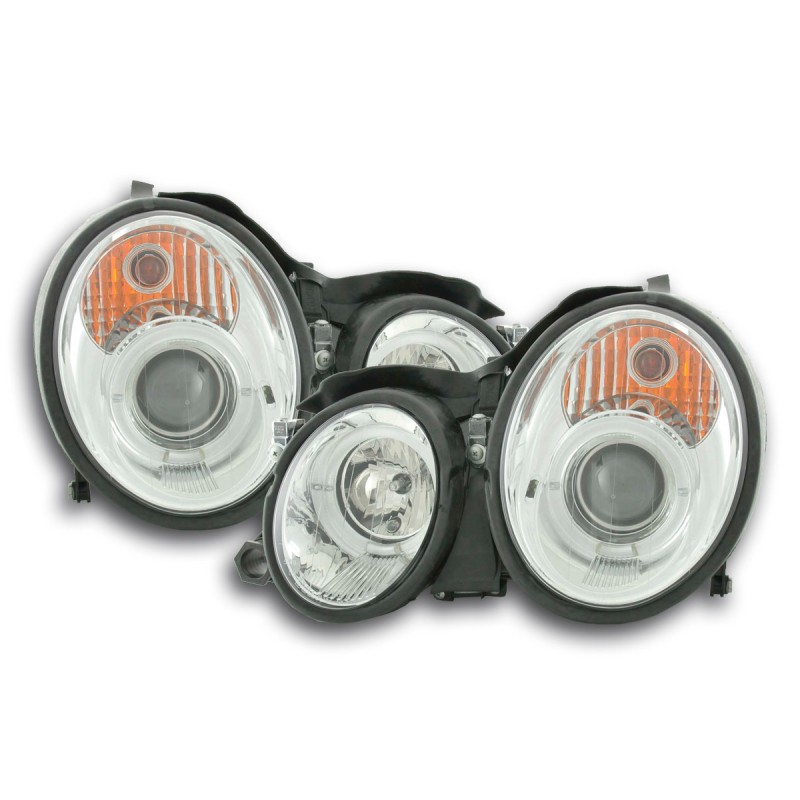 Phare avant Mercedes CLK type W208 98-02 chromé