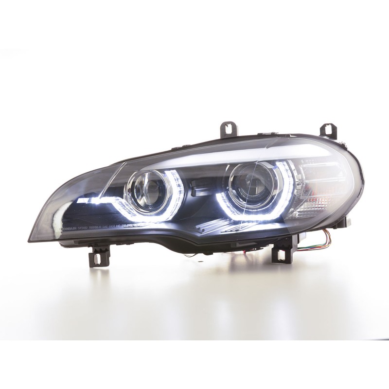 Phares Xenon Daylight LED feux de jour BMW X5 E70 06-10 noir