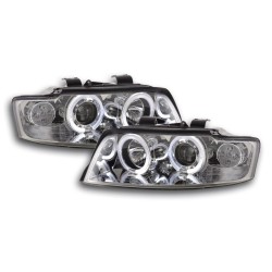 Phares avant Audi A4 type 8E 01-04 chrome