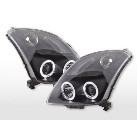 Phares pour Suzuki Swift type MZ 05- noir Phares pour Suzuki Swift type MZ 05- noir