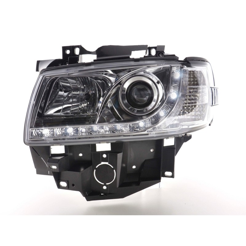 Phare Daylight LED look DRL VW Bus type T4 96-03 chrome