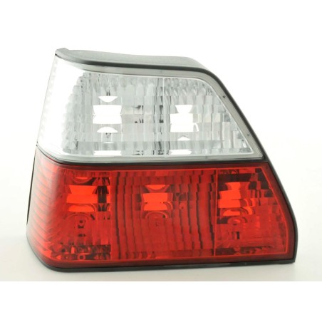 Jeu de feux arrière VW Golf 2 type 19E 84-91 rouge / blanc Jeu de feux arrière VW Golf 2 type 19E 84-91 rouge / blanc