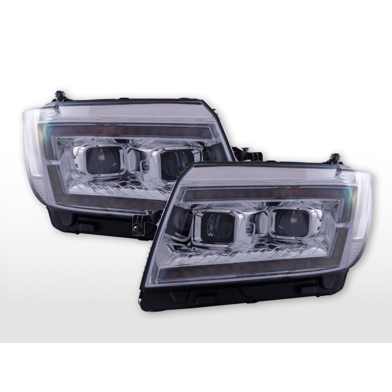 Jeu de phares Xenon Daylight LED DRL look Mini Countryman (R60) 10-17 noir