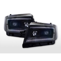 Jeu de phares Xenon Daylight LED DRL look Mini Countryman (R60) 10-17 noir