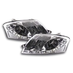 Phare Daylight LED DRL look Audi TT type 8N 99-06 chrome