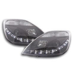 Phare Daylight LED DRL look Ford Fiesta type MK6 03-07 noir